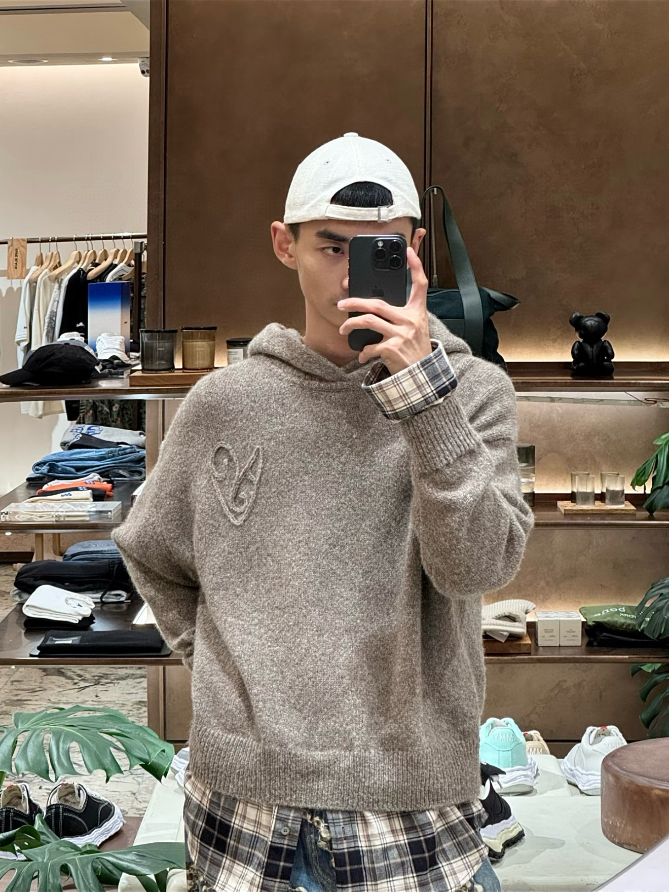 Acne Studios 아크네 스튜디오 남녀공용 레이어드 후드 니트 1