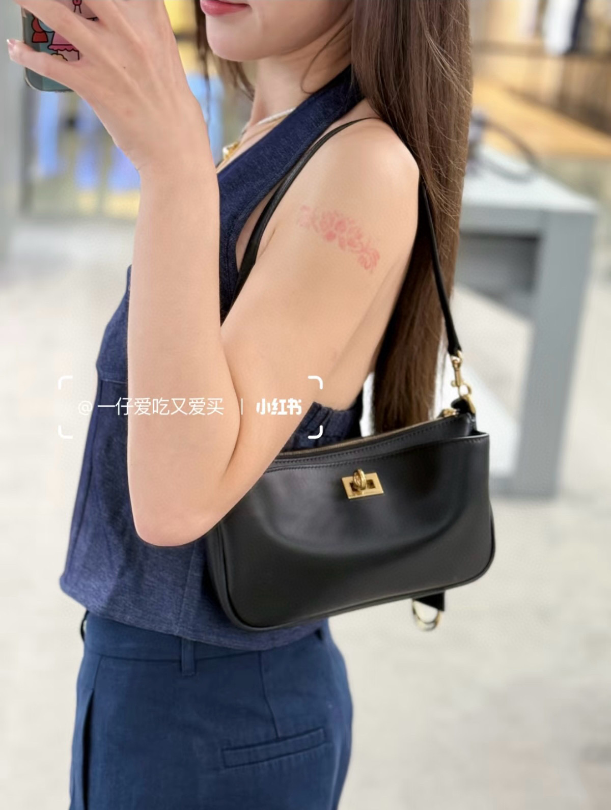 Balenciaga 발렌시아가 Rodeo 로데오 레더 숄더백 11