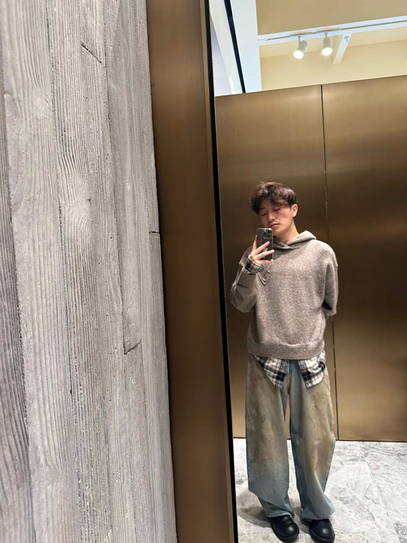 Acne Studios 아크네 스튜디오 남녀공용 레이어드 후드 니트 6