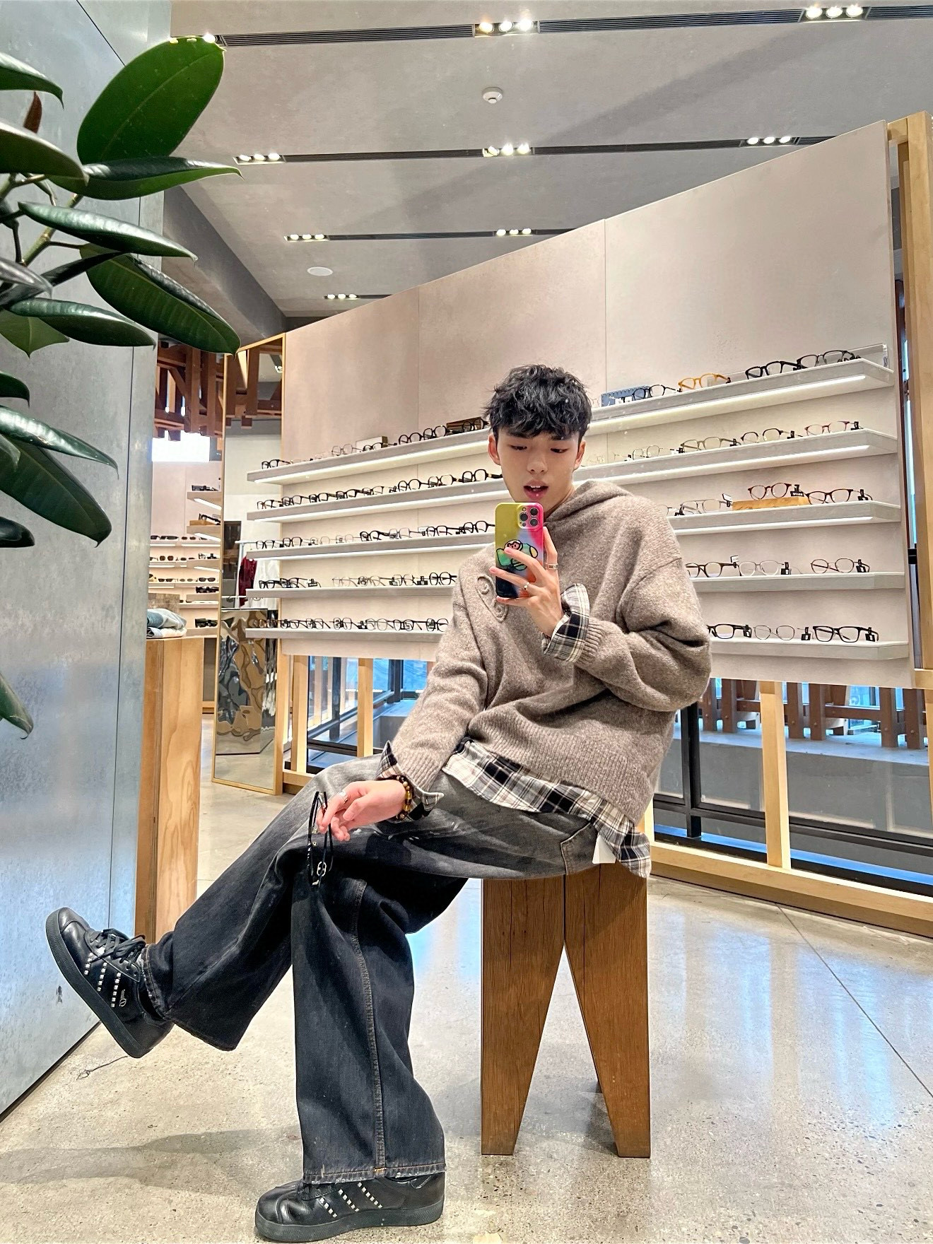 Acne Studios 아크네 스튜디오 남녀공용 레이어드 후드 니트 8