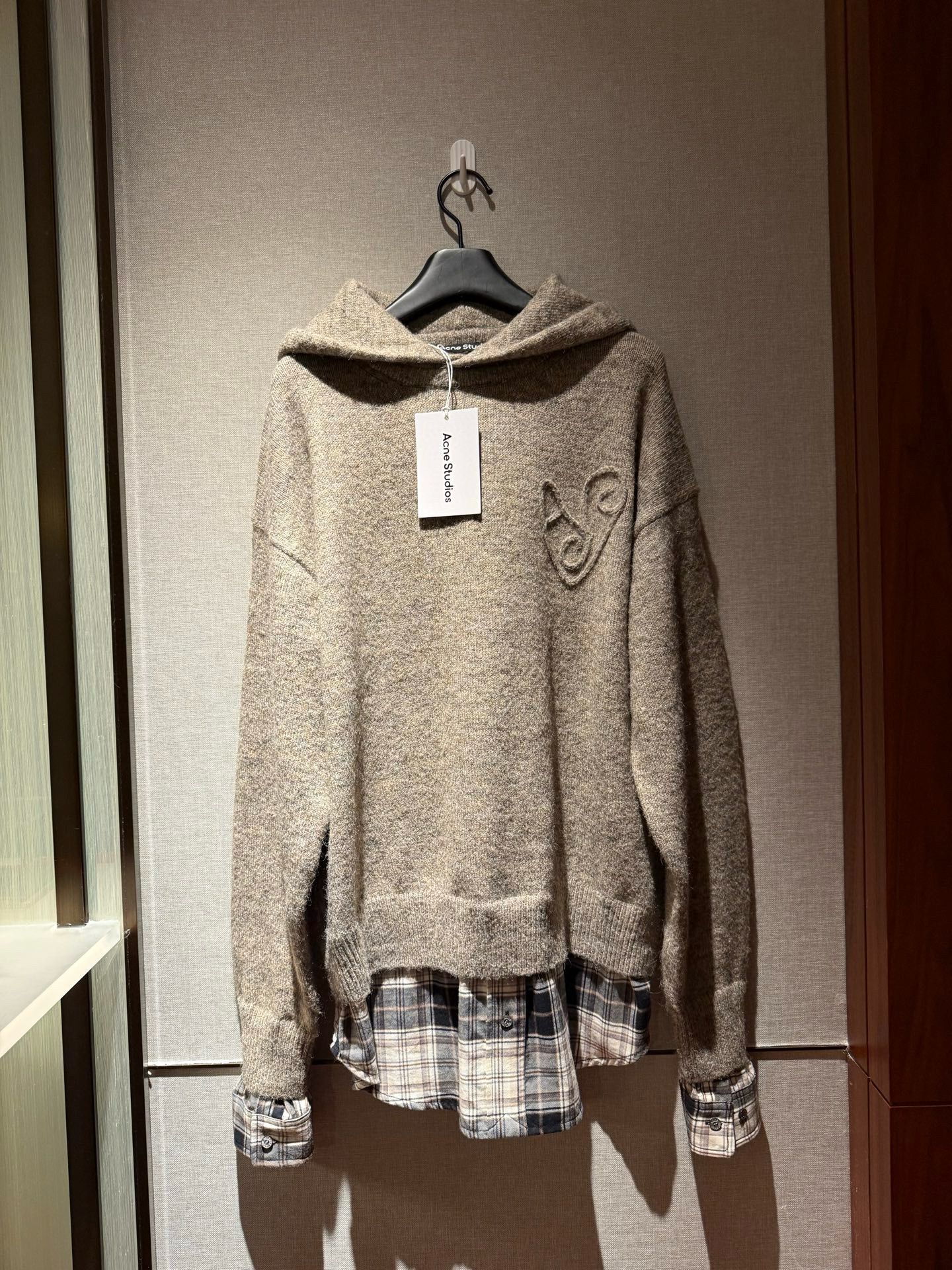 Acne Studios 아크네 스튜디오 남녀공용 레이어드 후드 니트 10