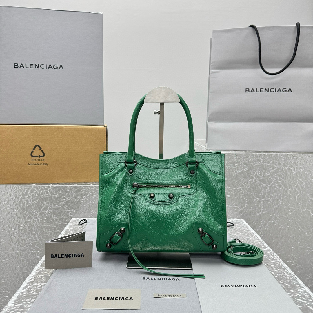 Balenciaga Le City 발렌시아가 르 시티 토트백 그린 1