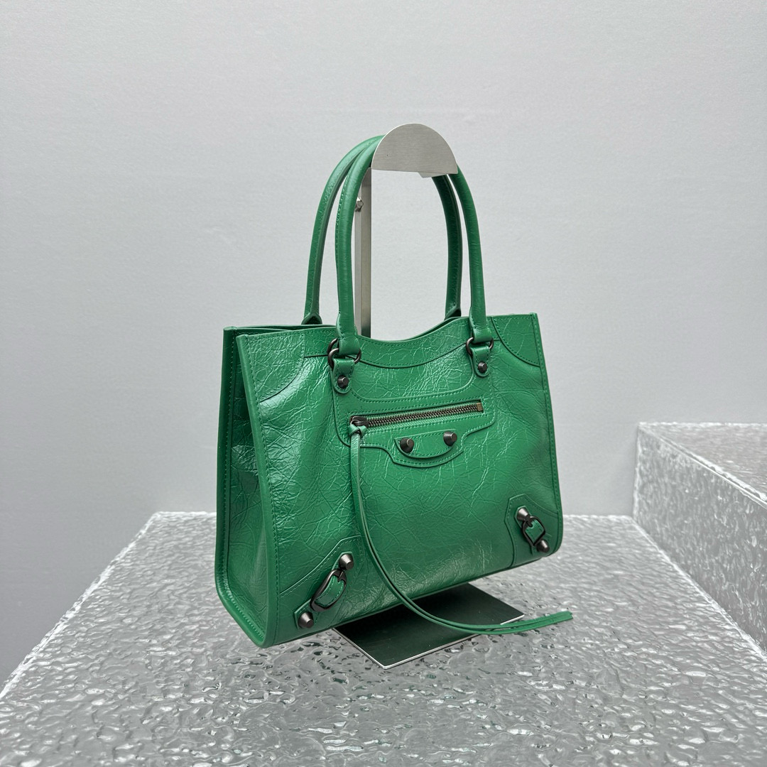 Balenciaga Le City 발렌시아가 르 시티 토트백 그린 4