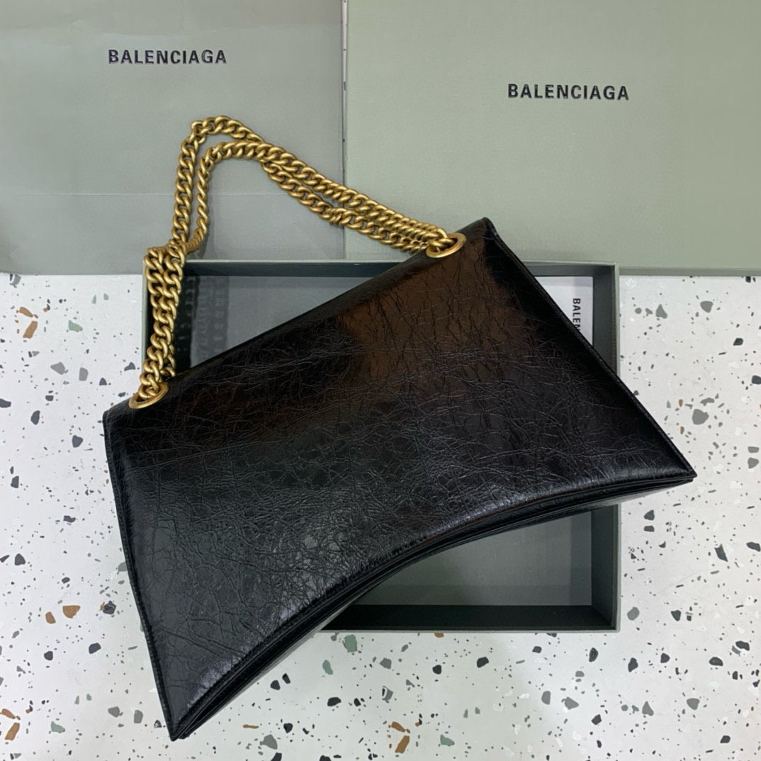 Balenciaga 발렌시아가 크러쉬 체인 숄더백 블랙 라지 5