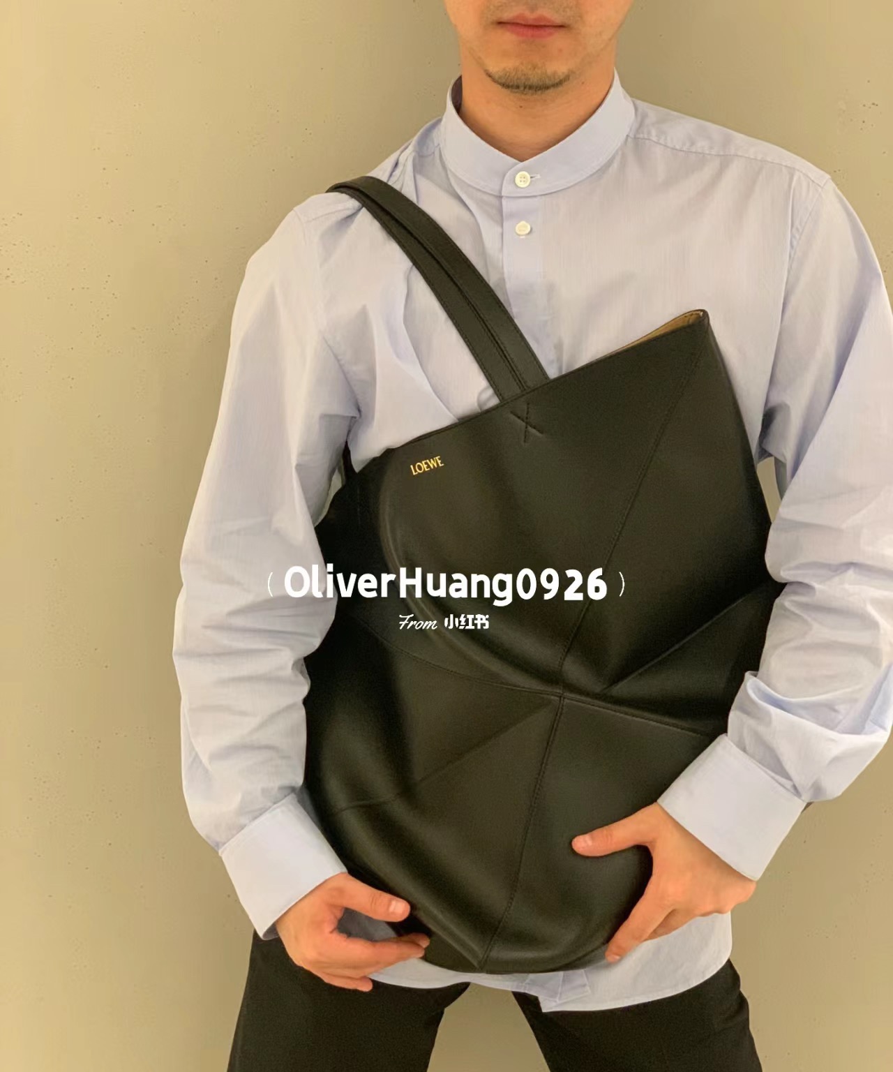 Loewe 로에베 퍼즐 폴드 대형 토트백 블랙 2