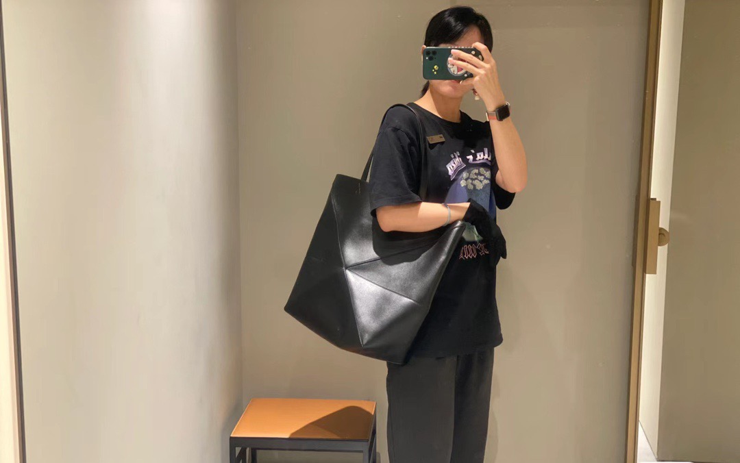 Loewe 로에베 퍼즐 폴드 대형 토트백 블랙 3