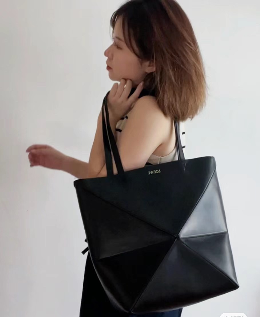 Loewe 로에베 퍼즐 폴드 대형 토트백 블랙 4