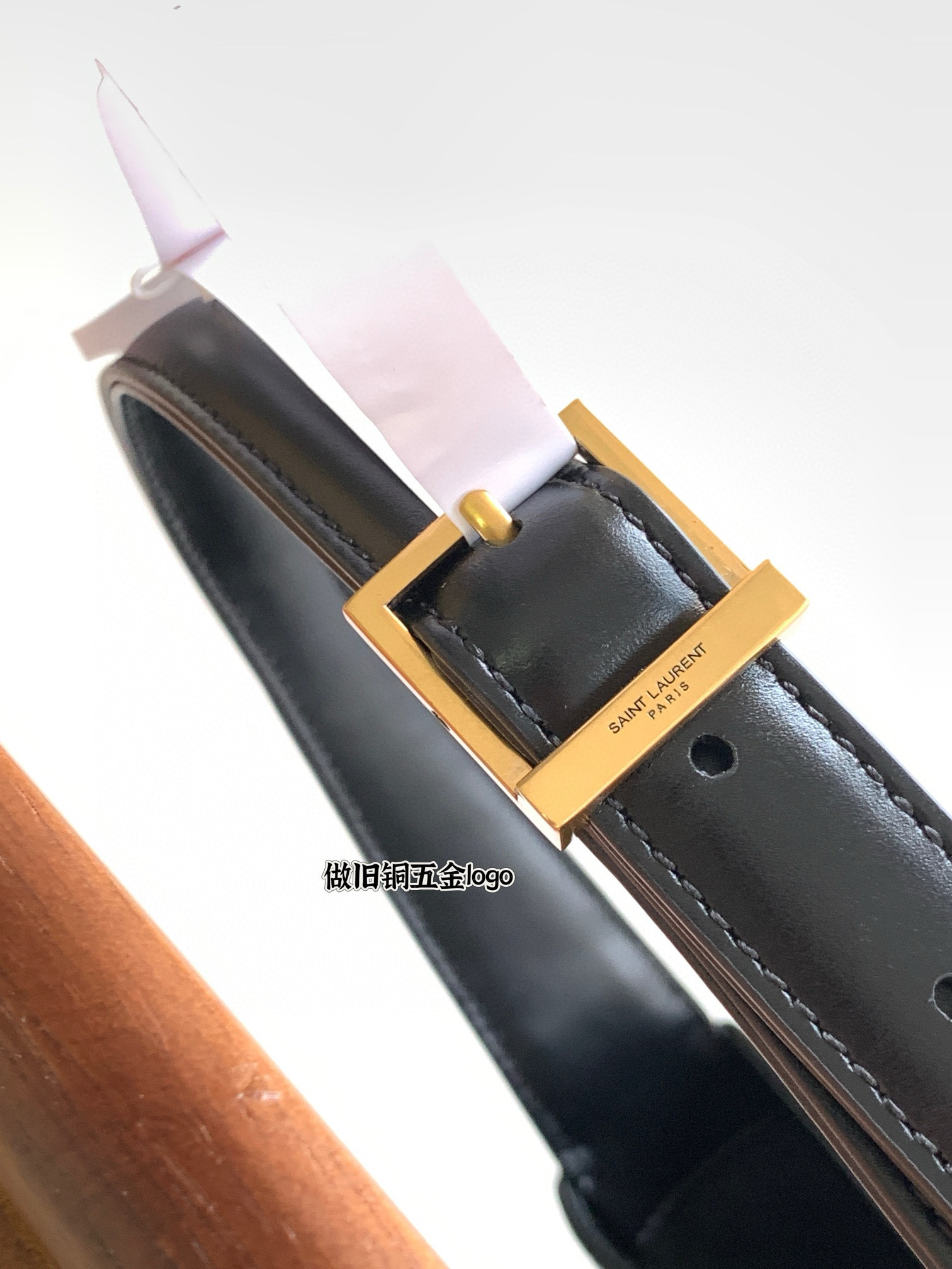 SAINT LAURENT LE 5 À 7 악어가죽 패턴 블랙 숄더백 18