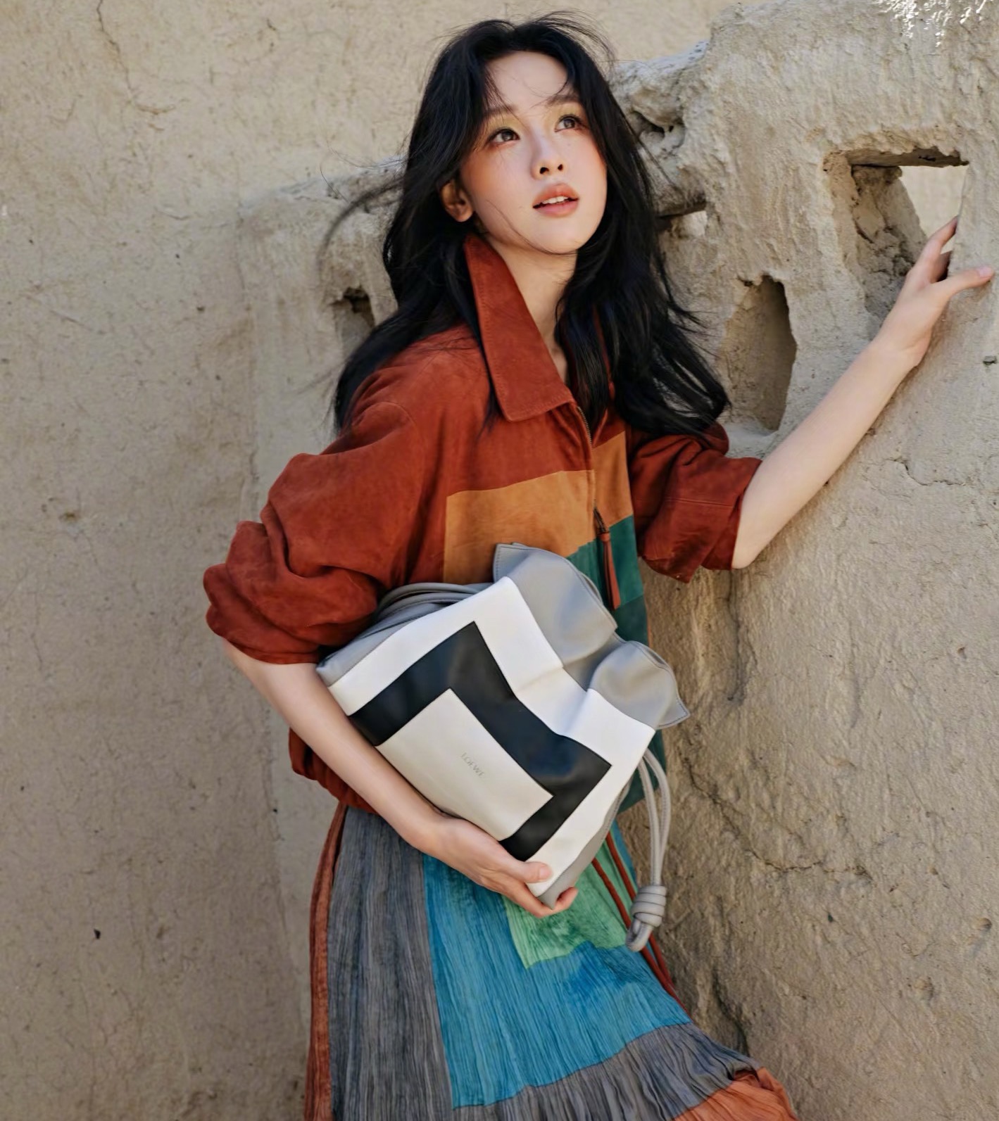 Loewe 로에베 플라멩코 플램백 스트라이프 스몰 26