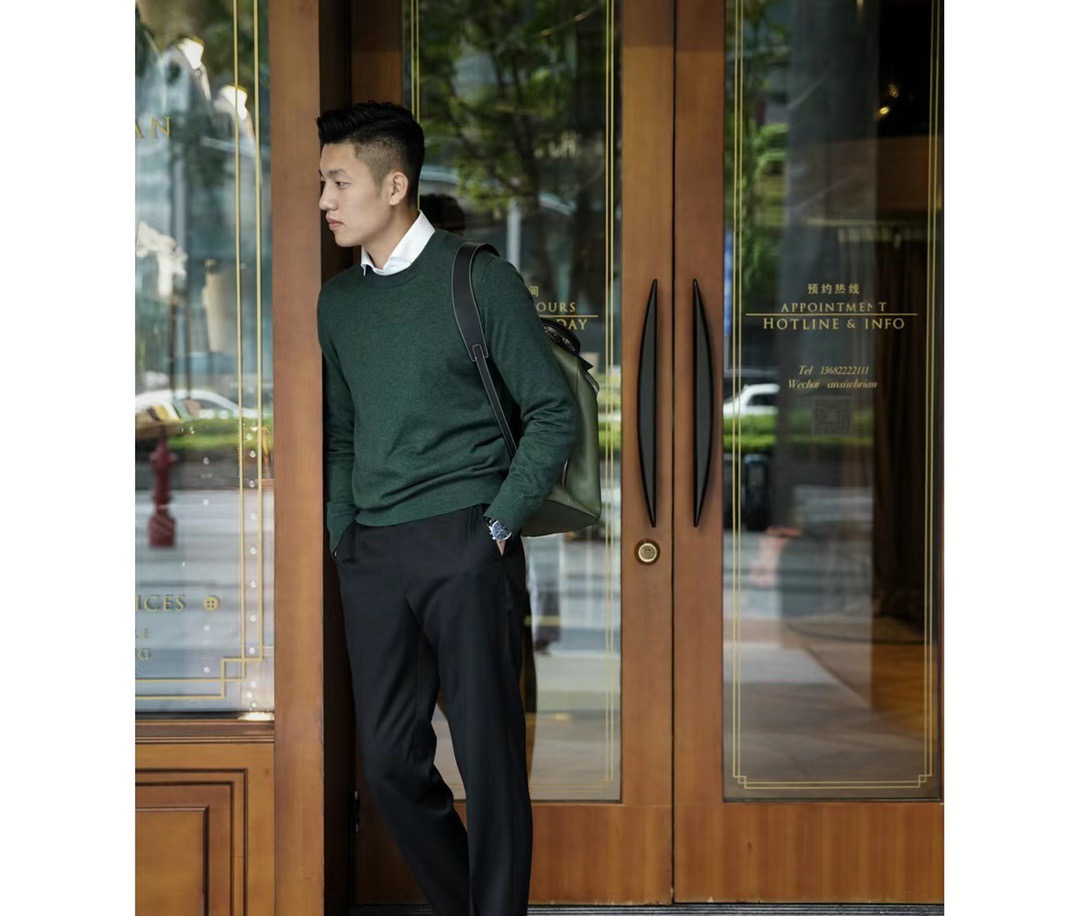 Loewe 로에베 고야 백팩 그린 배색 가죽 백팩 5