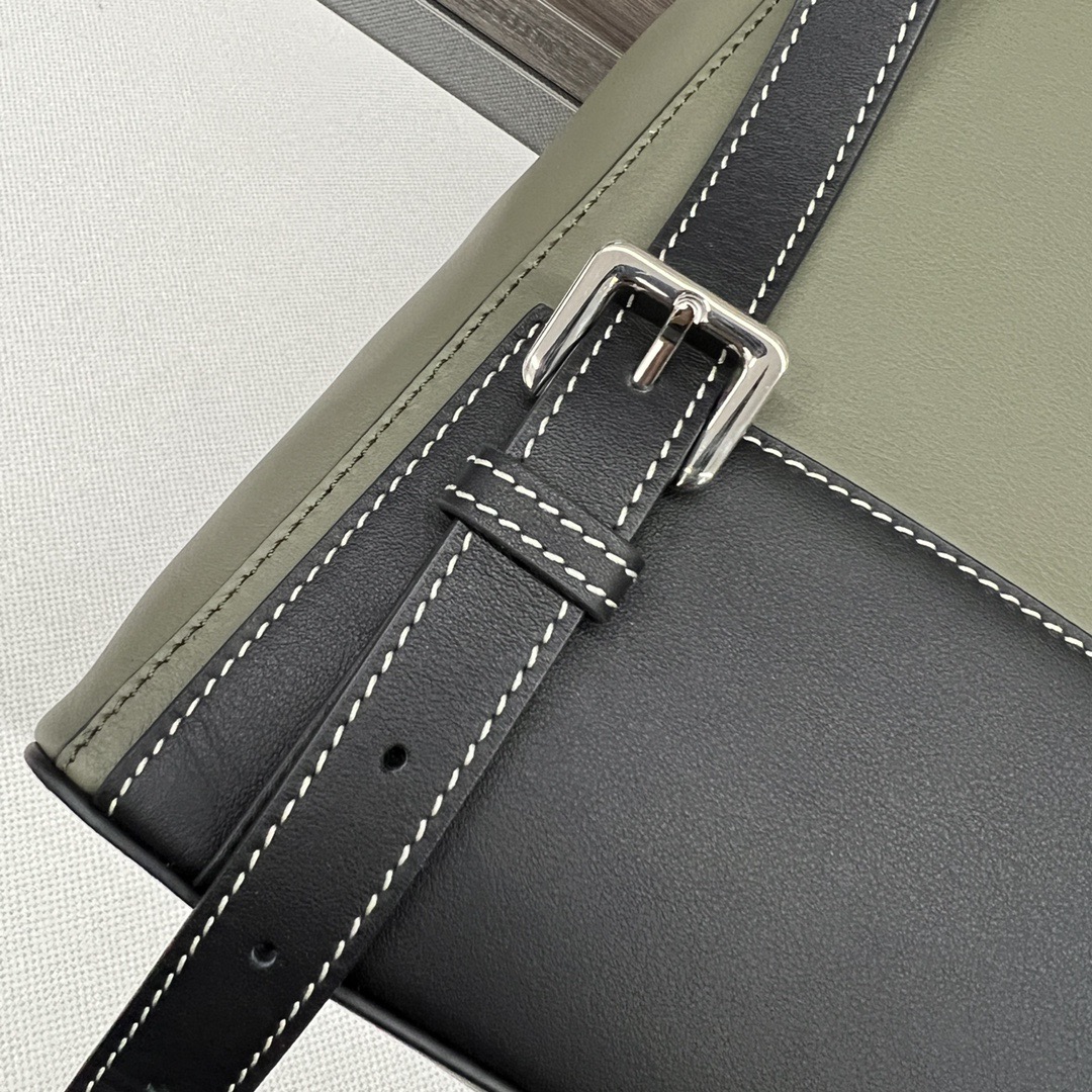 Loewe 로에베 고야 백팩 그린 배색 가죽 백팩 18