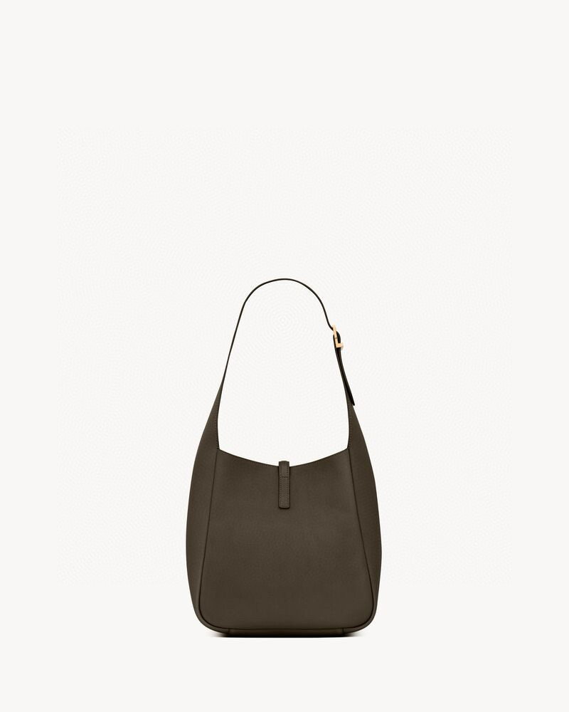 SAINT LAURENT LE 5 À 7 소형 부드러운 그레인 가죽 숄더백 3