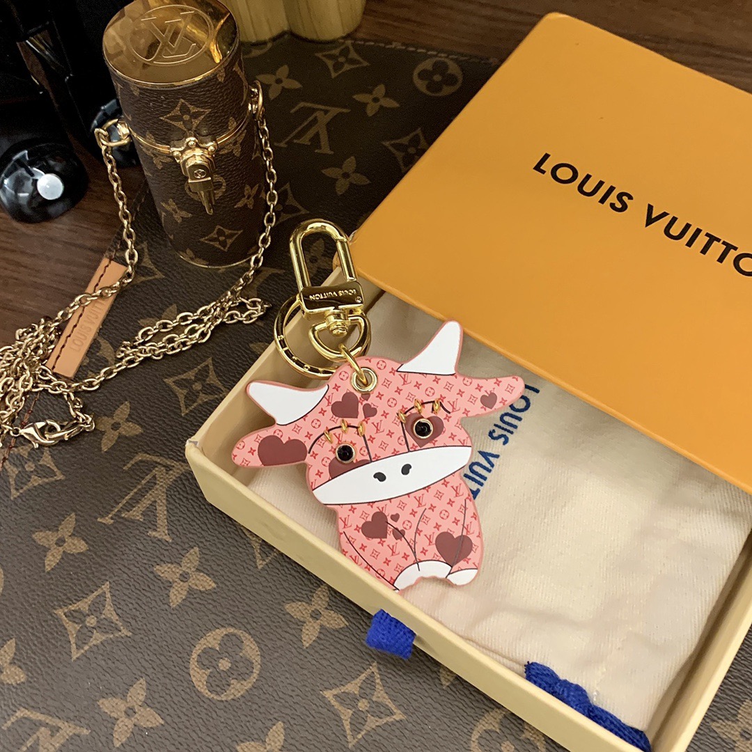 Louis Vuitton 루이비통 로데오 소 가죽 키링 참 1