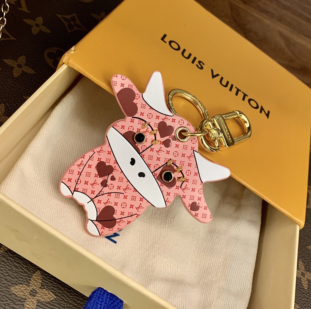 Louis Vuitton 루이비통 로데오 소 가죽 키링 참 6