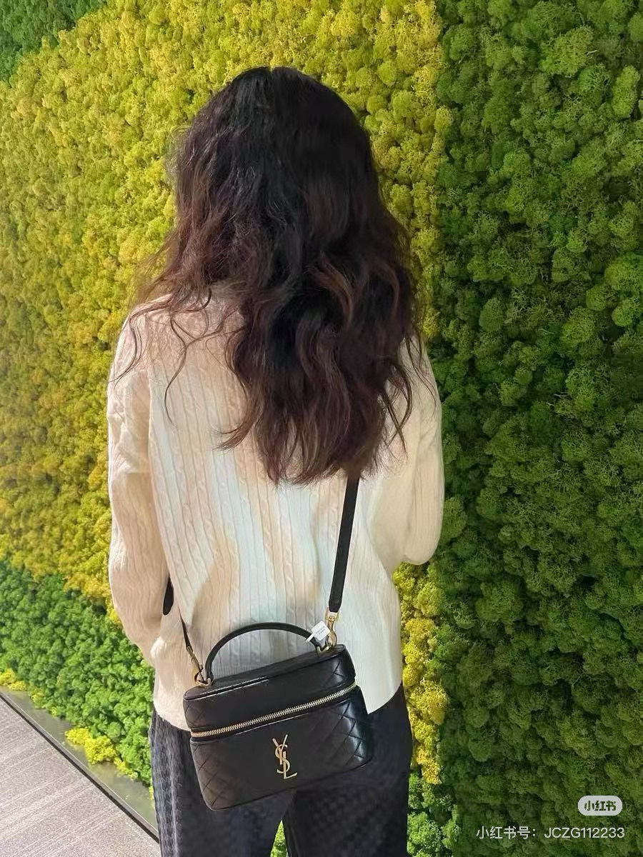 SAINT LAURENT GABY VANITY BAG 미니 양가죽 숄더백 6