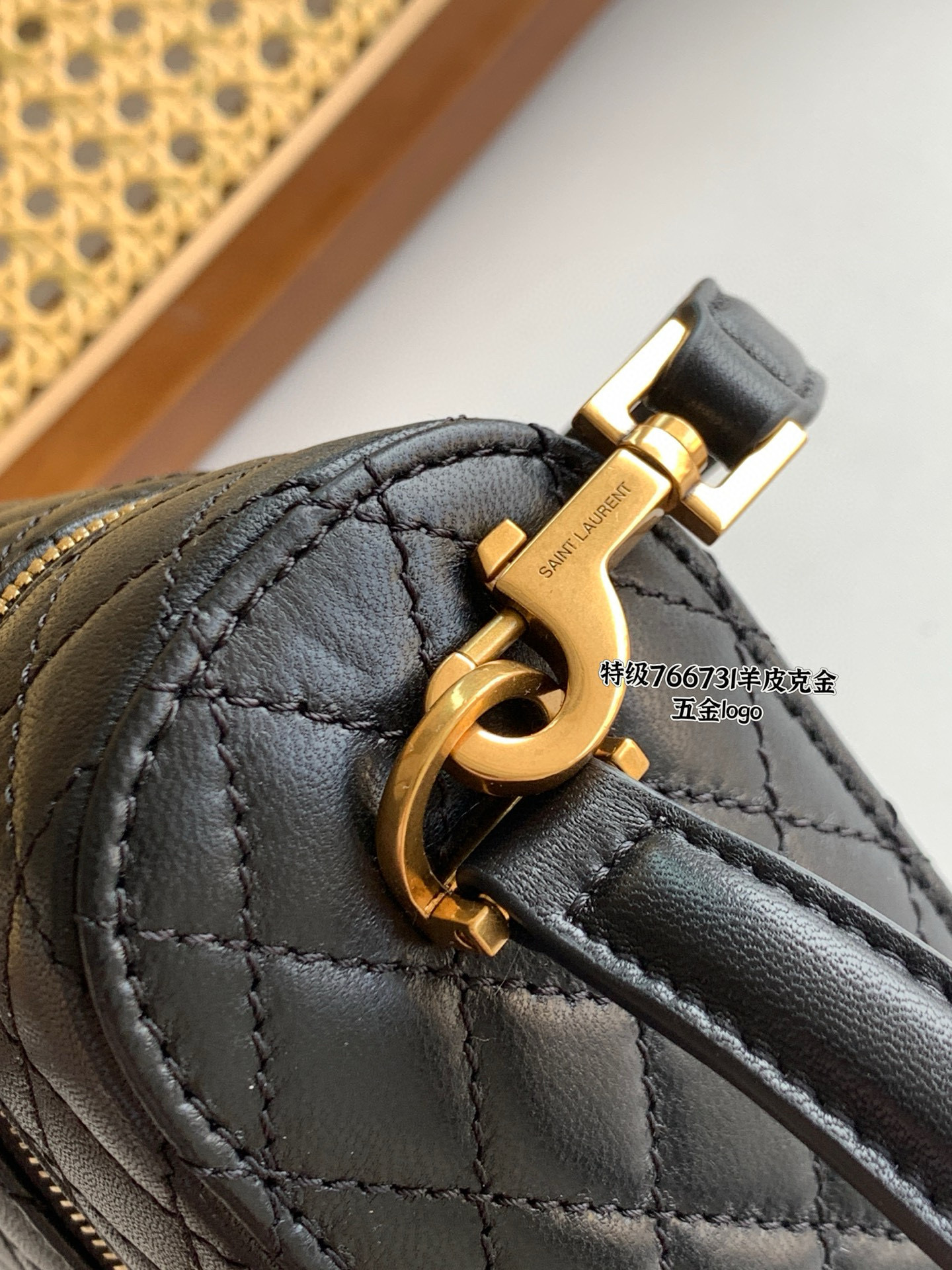 SAINT LAURENT GABY VANITY BAG 미니 양가죽 숄더백 14