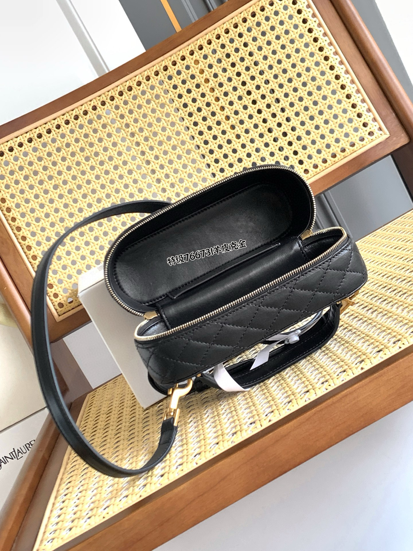 SAINT LAURENT GABY VANITY BAG 미니 양가죽 숄더백 16