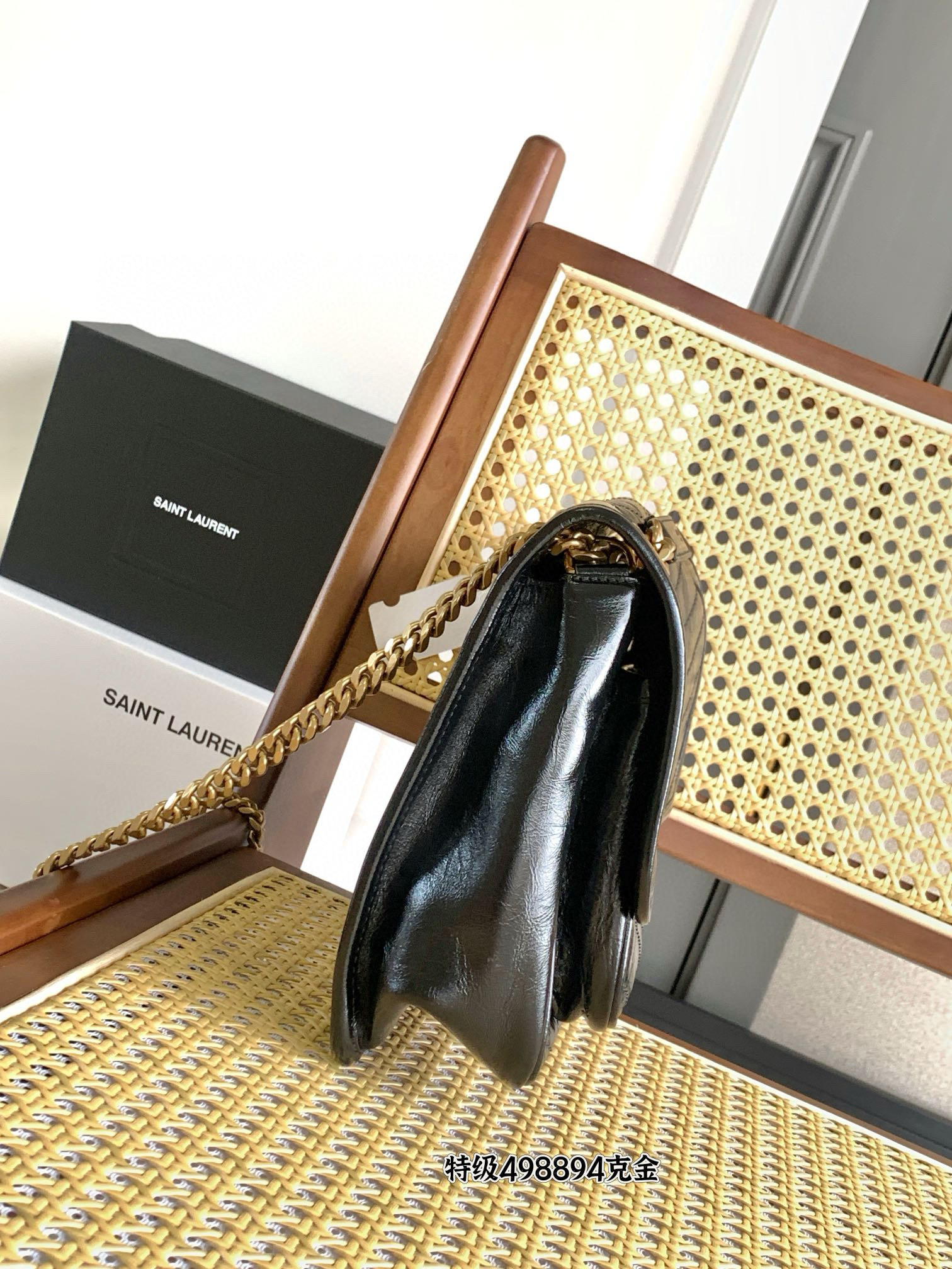 Saint Laurent 생로랑 니키 미디움 빈티지 레더 숄더백 18