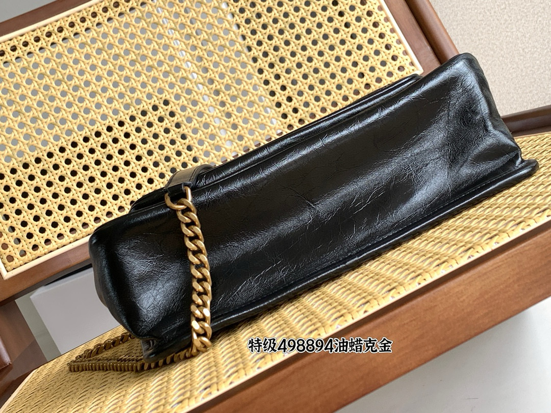 Saint Laurent 생로랑 니키 미디움 빈티지 레더 숄더백 20