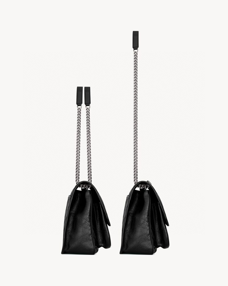 Saint Laurent Niki 중사이즈 빈티지 레더 숄더백 13