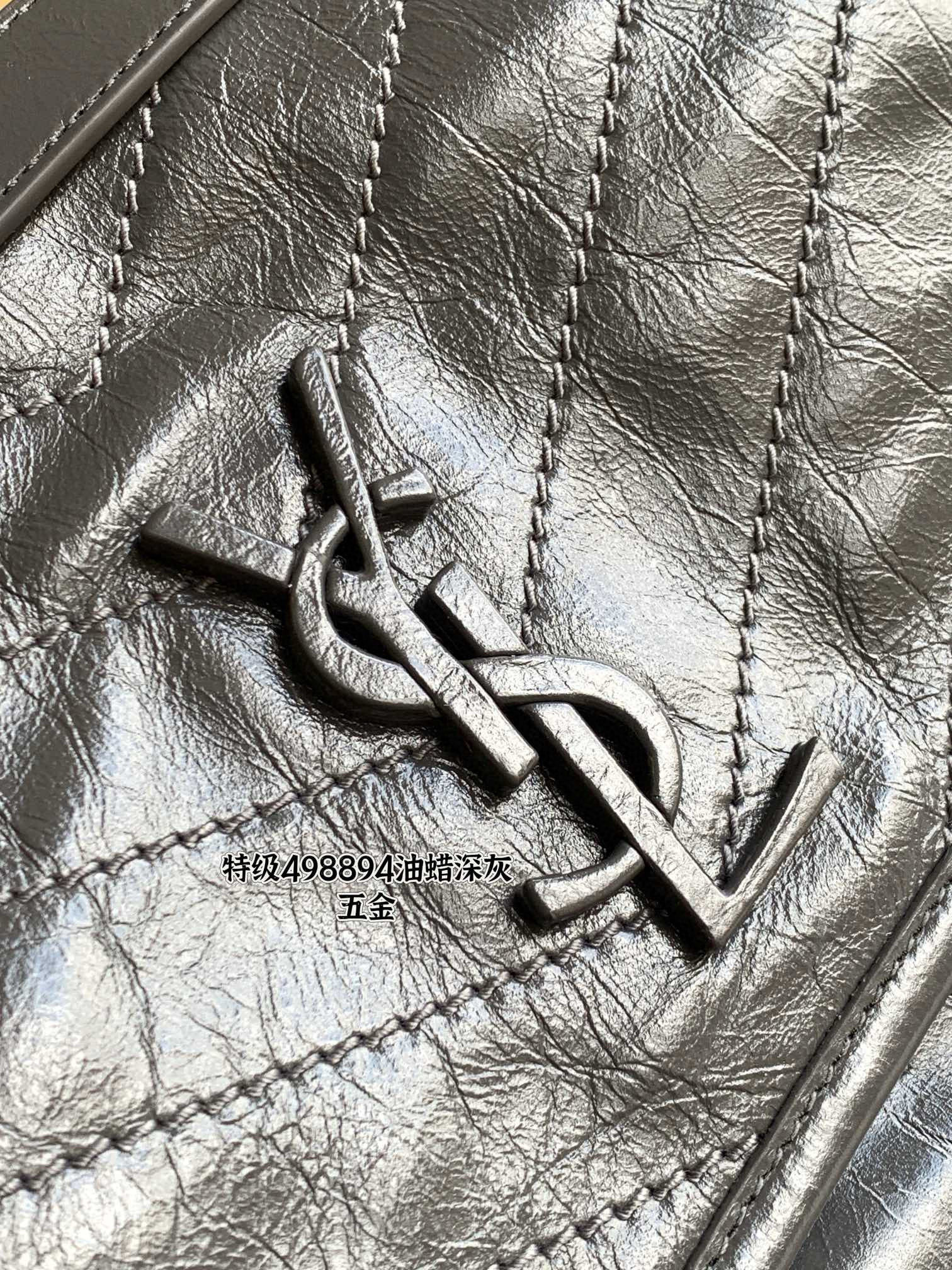 Saint Laurent NIKI 중형 빈티지 레더 숄더백 19