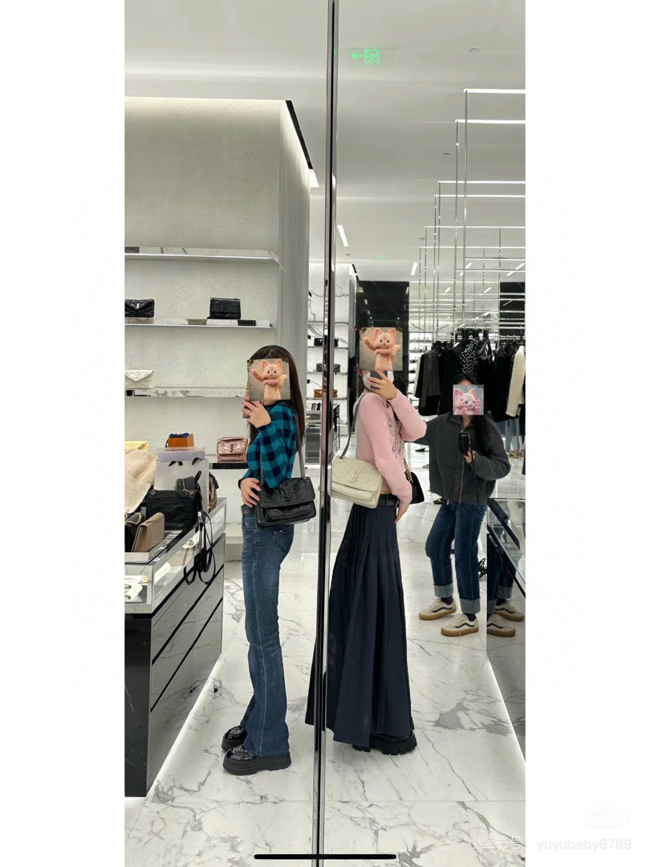 Saint Laurent NIKI 중형 빈티지 레더 숄더백 10