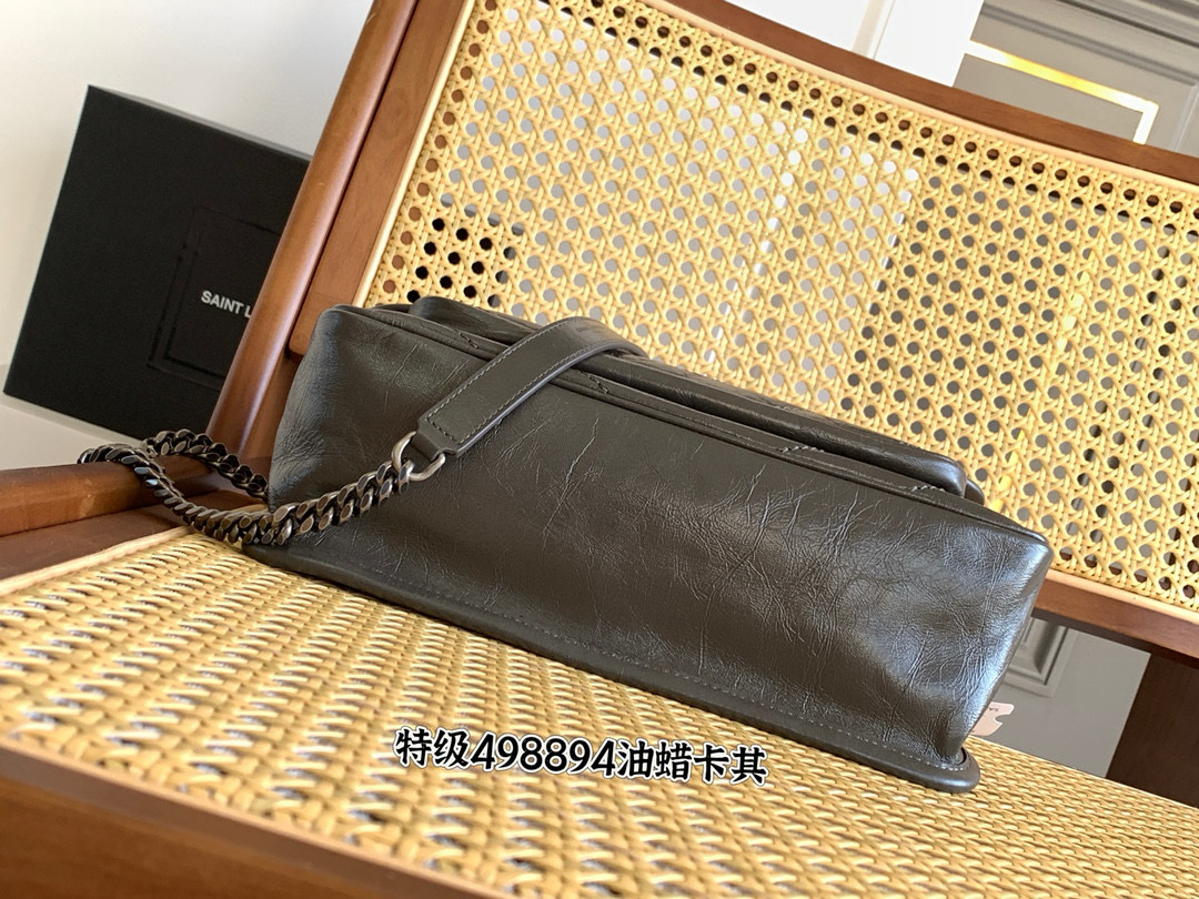 Saint Laurent NIKI 중형 빈티지 레더 숄더백 14