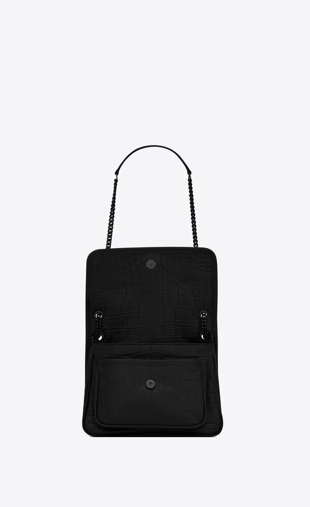 Saint Laurent Niki Baby 니키 베이비 악어엠보 가죽 체인백 8