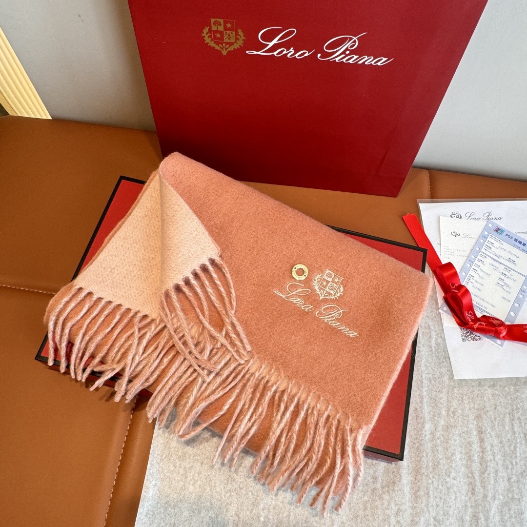 Loro Piana 노悠爾雅 양면 울 머플러 3