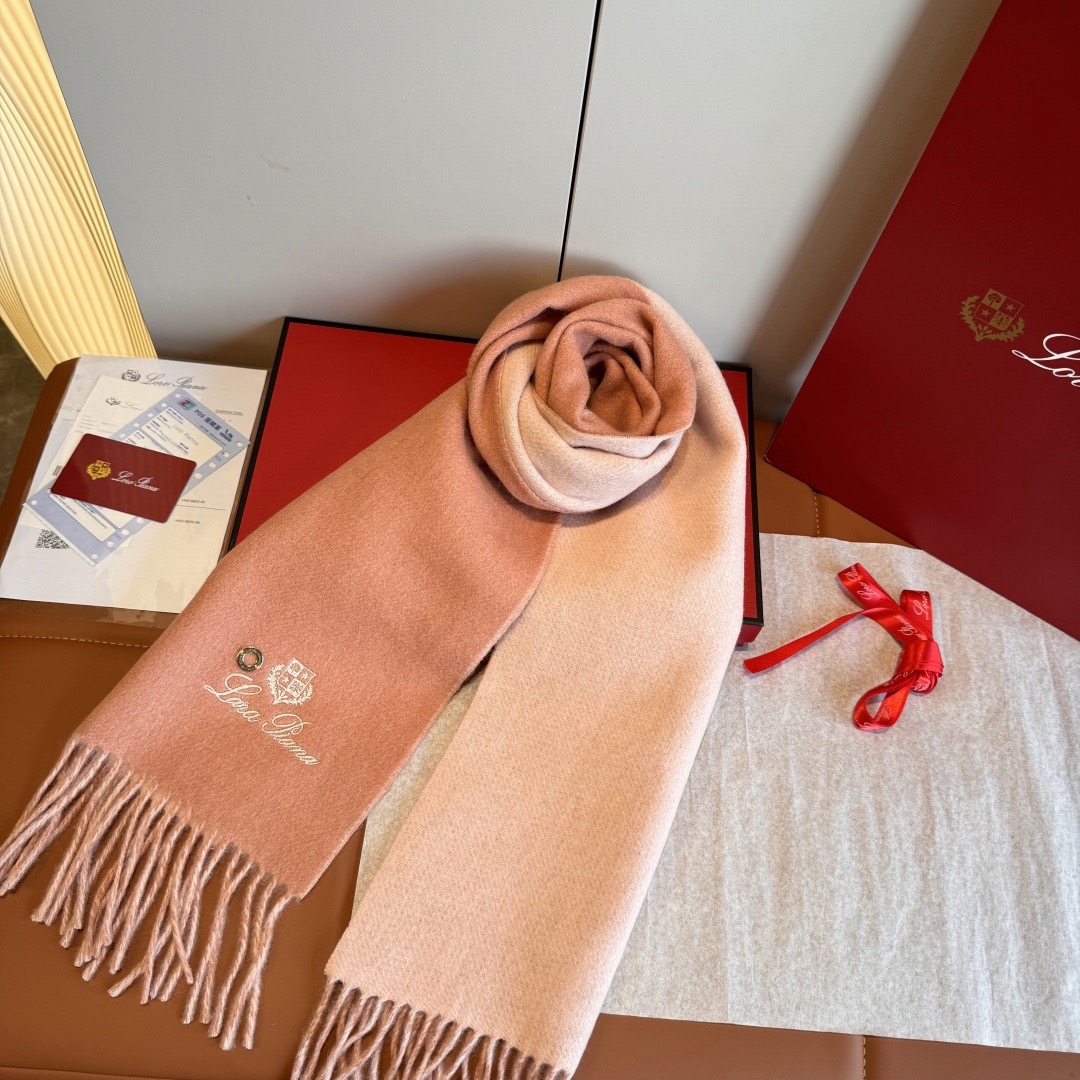 Loro Piana 노悠爾雅 양면 울 머플러 5