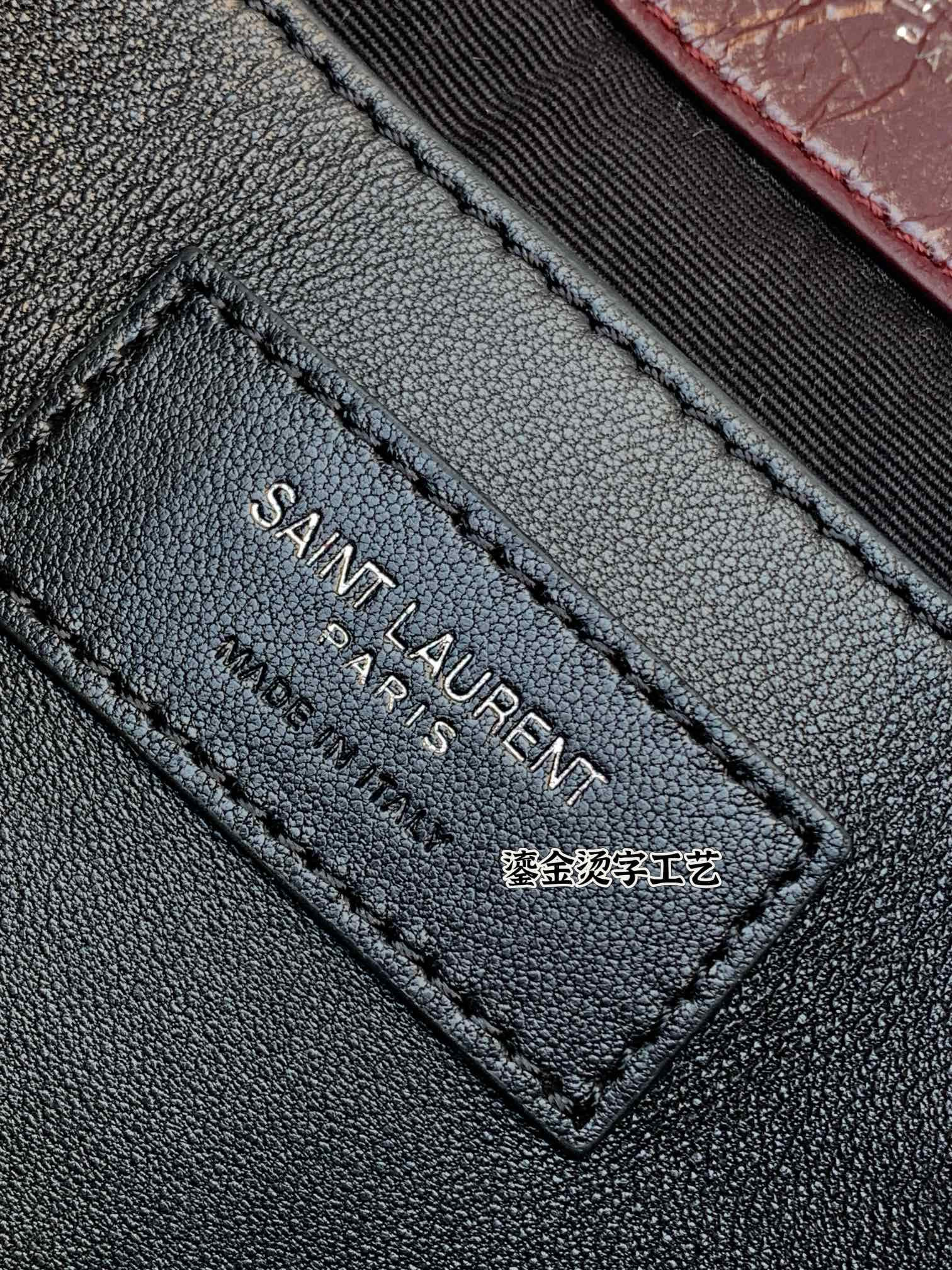 Saint Laurent Niki Baby 니키 베이비 니키 베이비 악어엠보 소가죽 체인백 와인레드 10