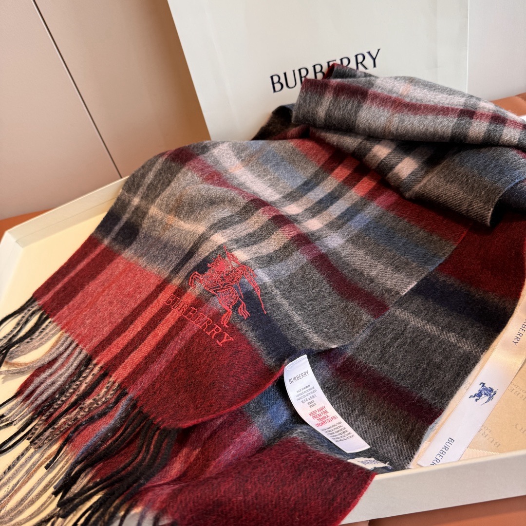 Burberry 버버리 체크 울 머플러 8