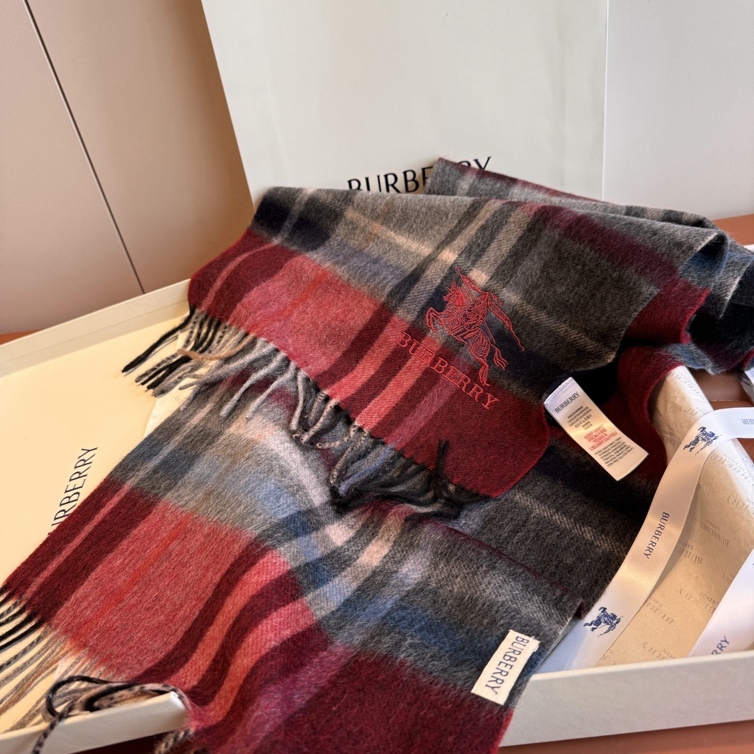 Burberry 버버리 체크 울 머플러 9