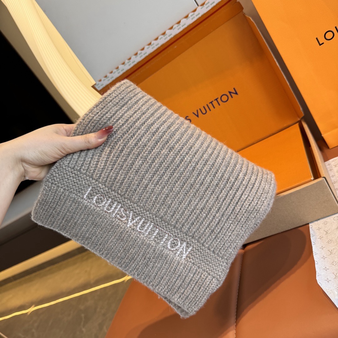 Louis Vuitton 루이비통 로고 울 니트 머플러 2