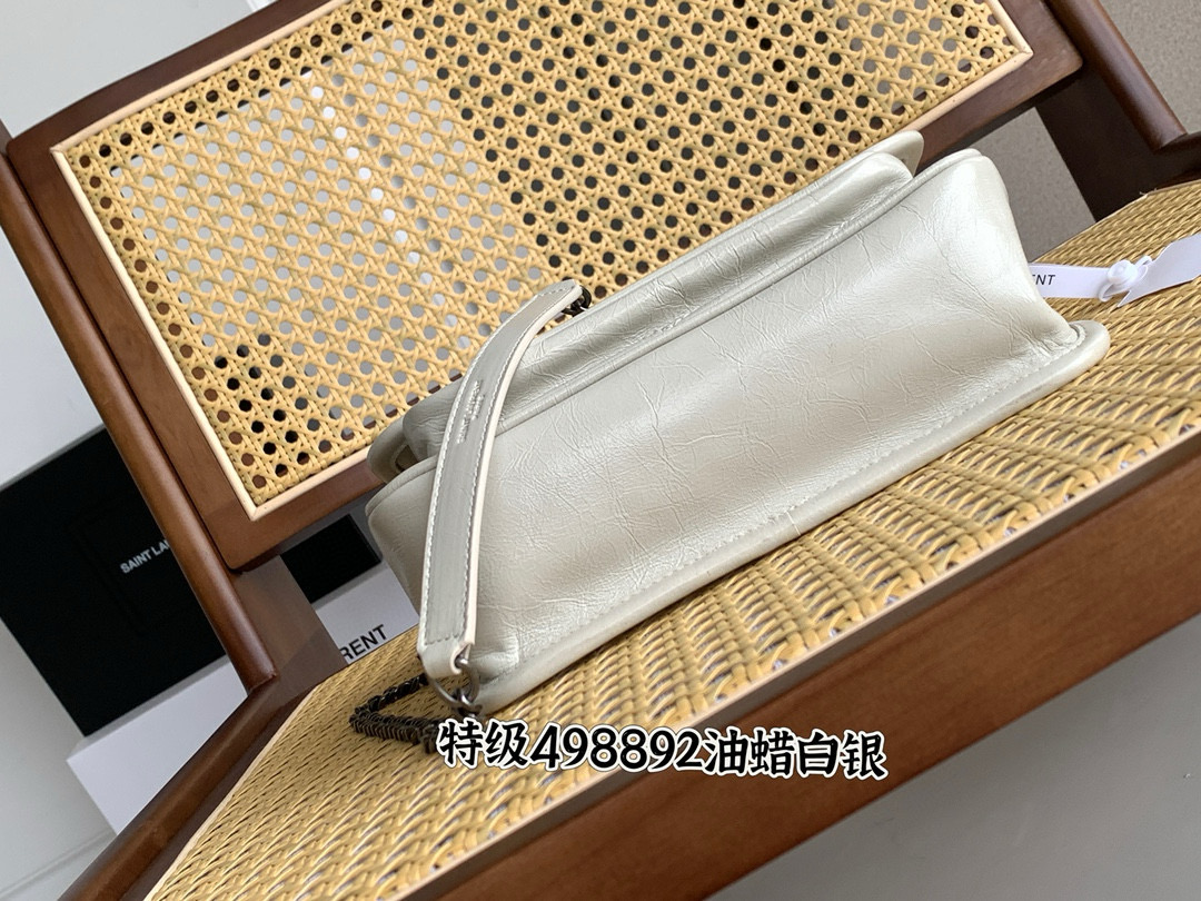 Saint Laurent Niki Baby 니키 베이비 엠보 가죽 체인백 14