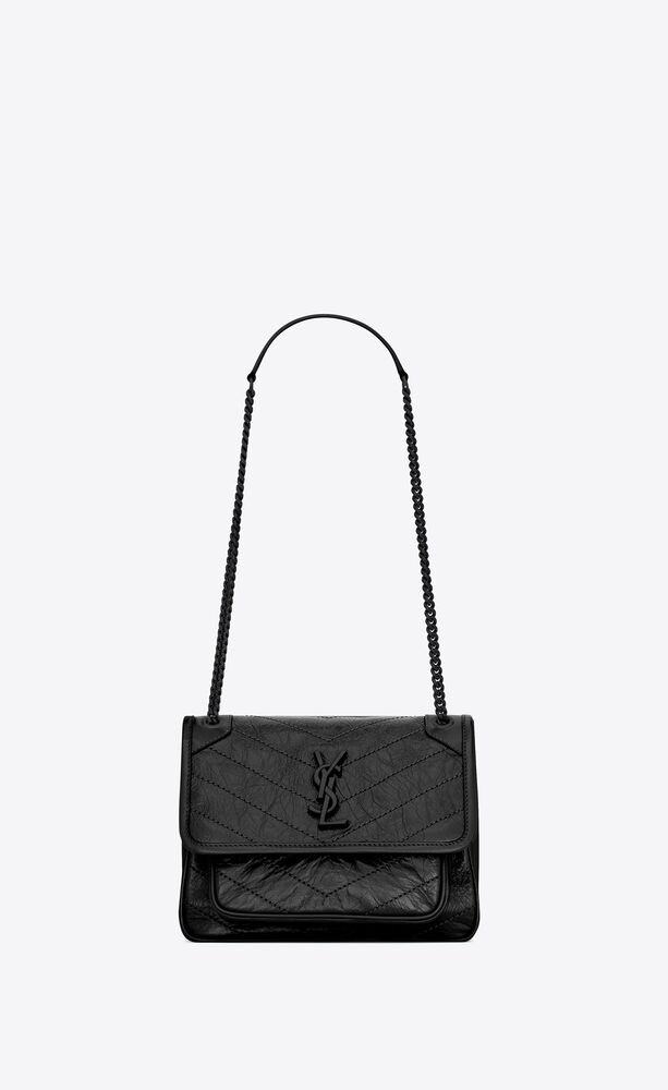 Saint Laurent Niki Baby 니키 베이비 악어가죽 패턴 레더 체인백 5