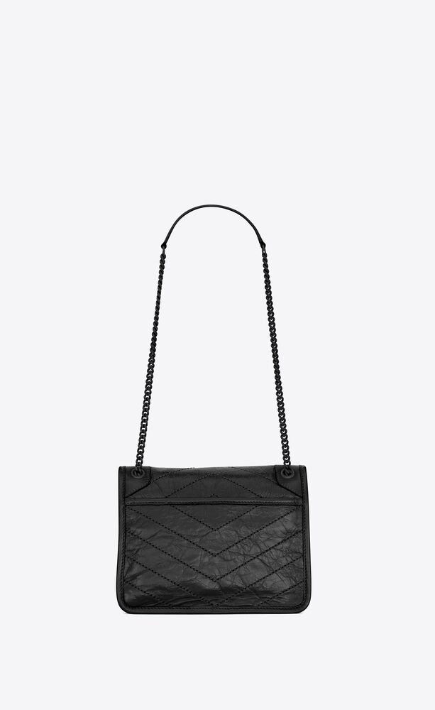 Saint Laurent Niki Baby 니키 베이비 악어가죽 패턴 레더 체인백 6