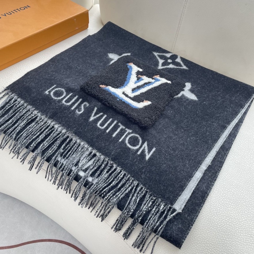 Louis Vuitton 루이비통 모노그램 양모 포켓 머플러 4