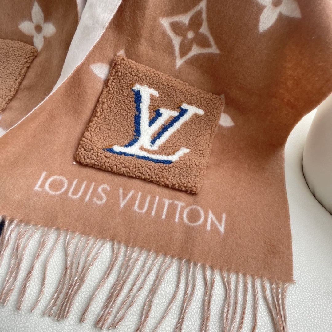 Louis Vuitton 루이비통 모노그램 양모 포켓 머플러 16