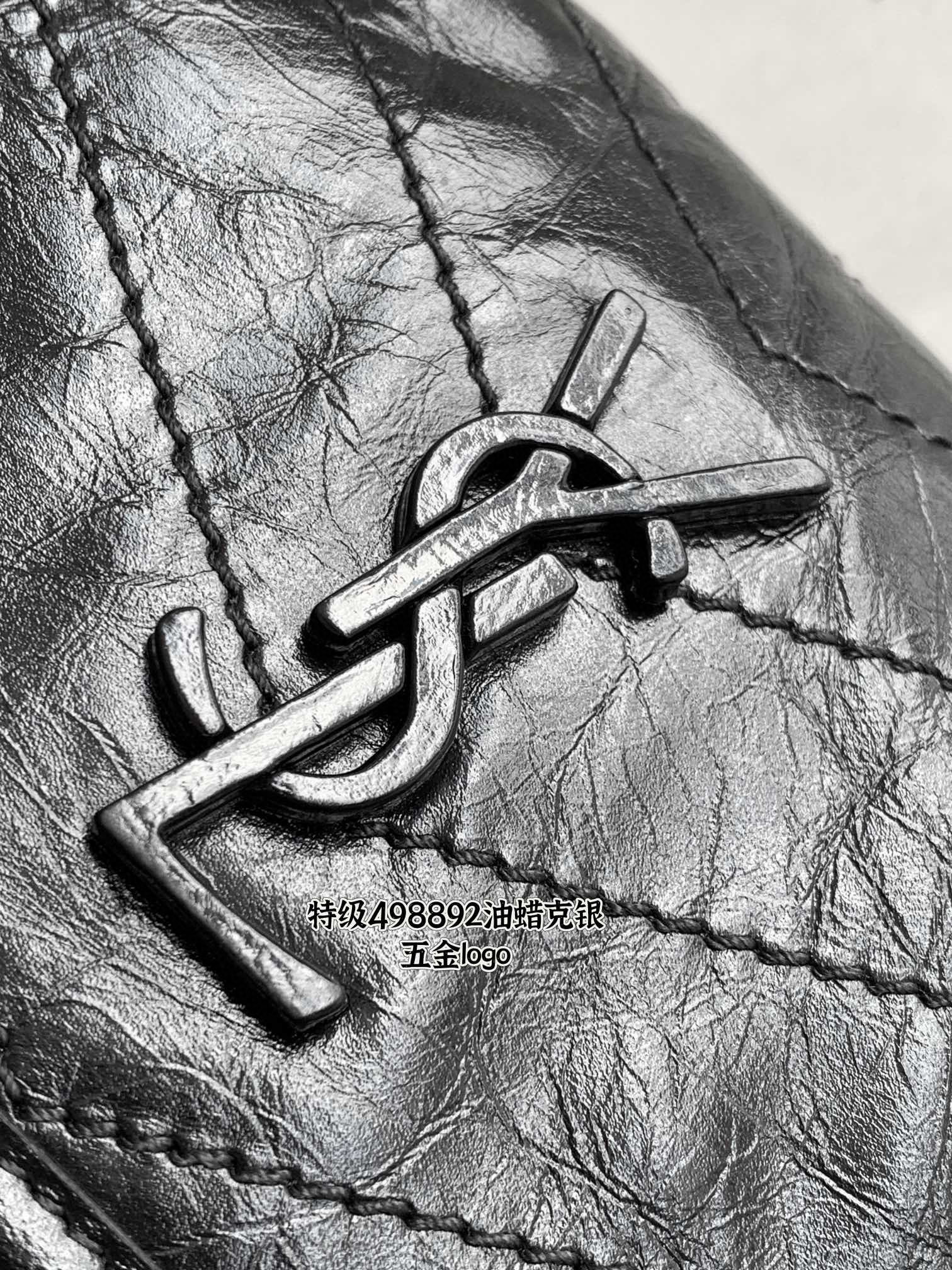 SAINT LAURENT NIKI BABY 블랙 악어엠보 소가죽 체인백 21