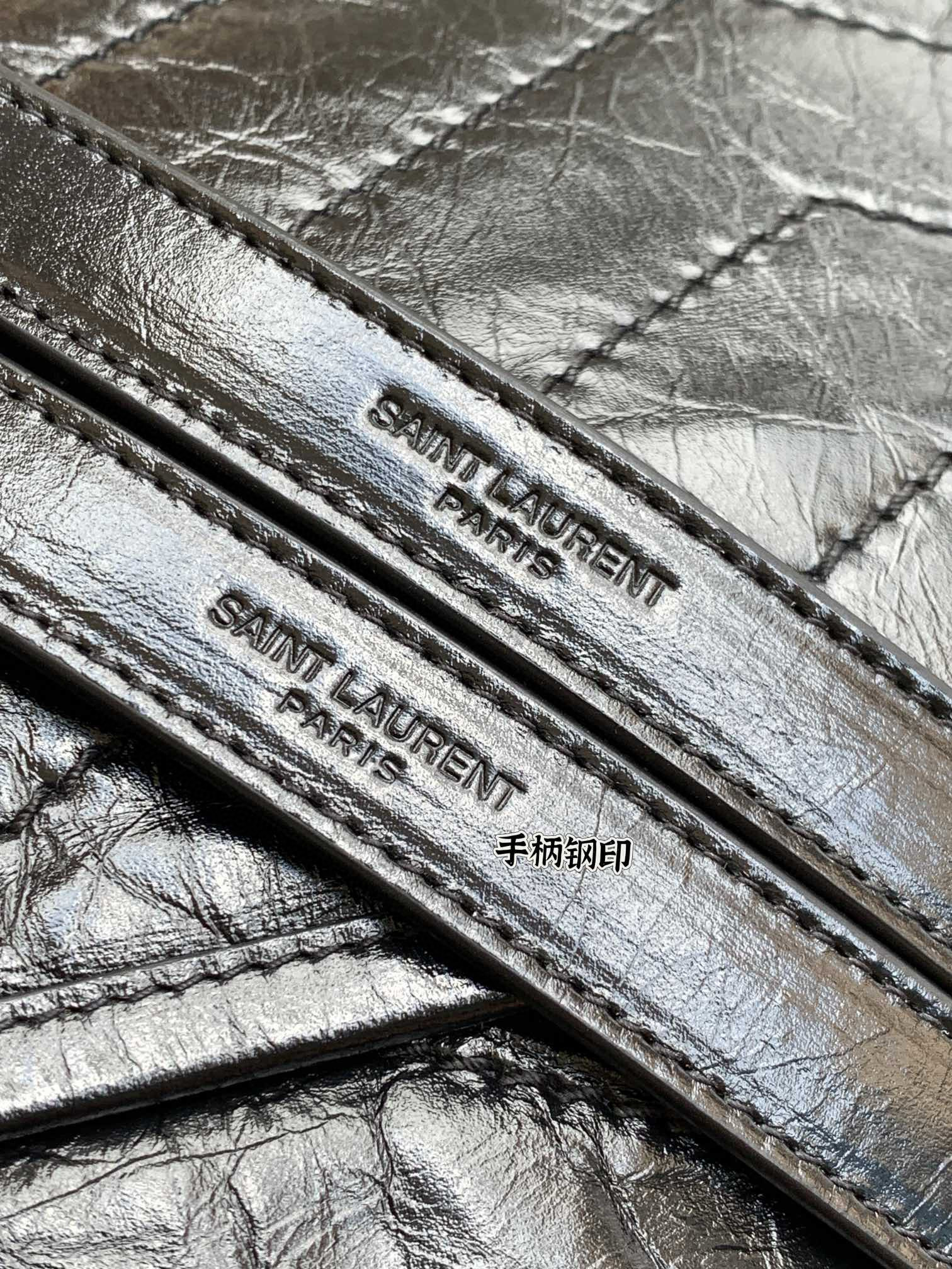 SAINT LAURENT NIKI BABY 블랙 악어엠보 소가죽 체인백 22