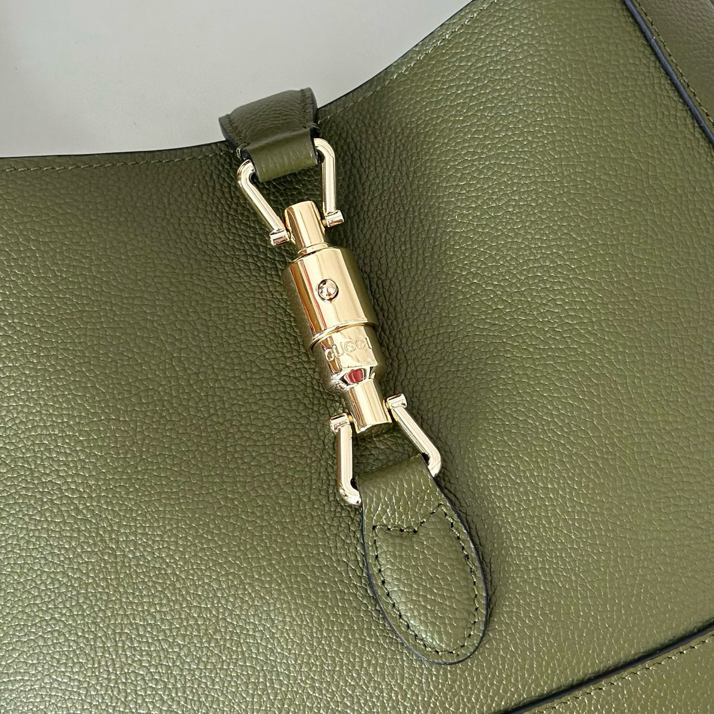 Gucci 구찌 Jackie 1961 스몰 숄더백 올리브 그린 10
