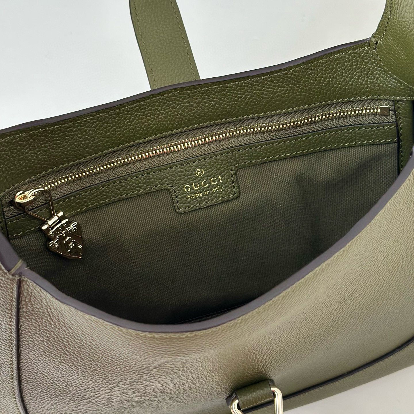 Gucci 구찌 Jackie 1961 스몰 숄더백 올리브 그린 13