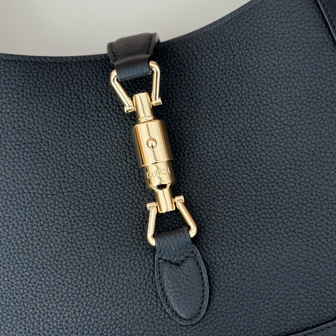 Gucci 구찌 Jackie 1961 스몰 숄더백 블랙 가죽 10