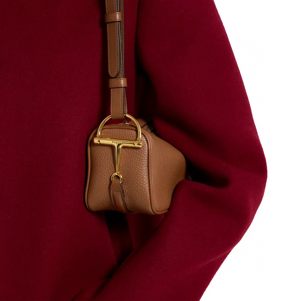 Gucci 구찌 Half Horsebit 미니 숄더백 브라운 2