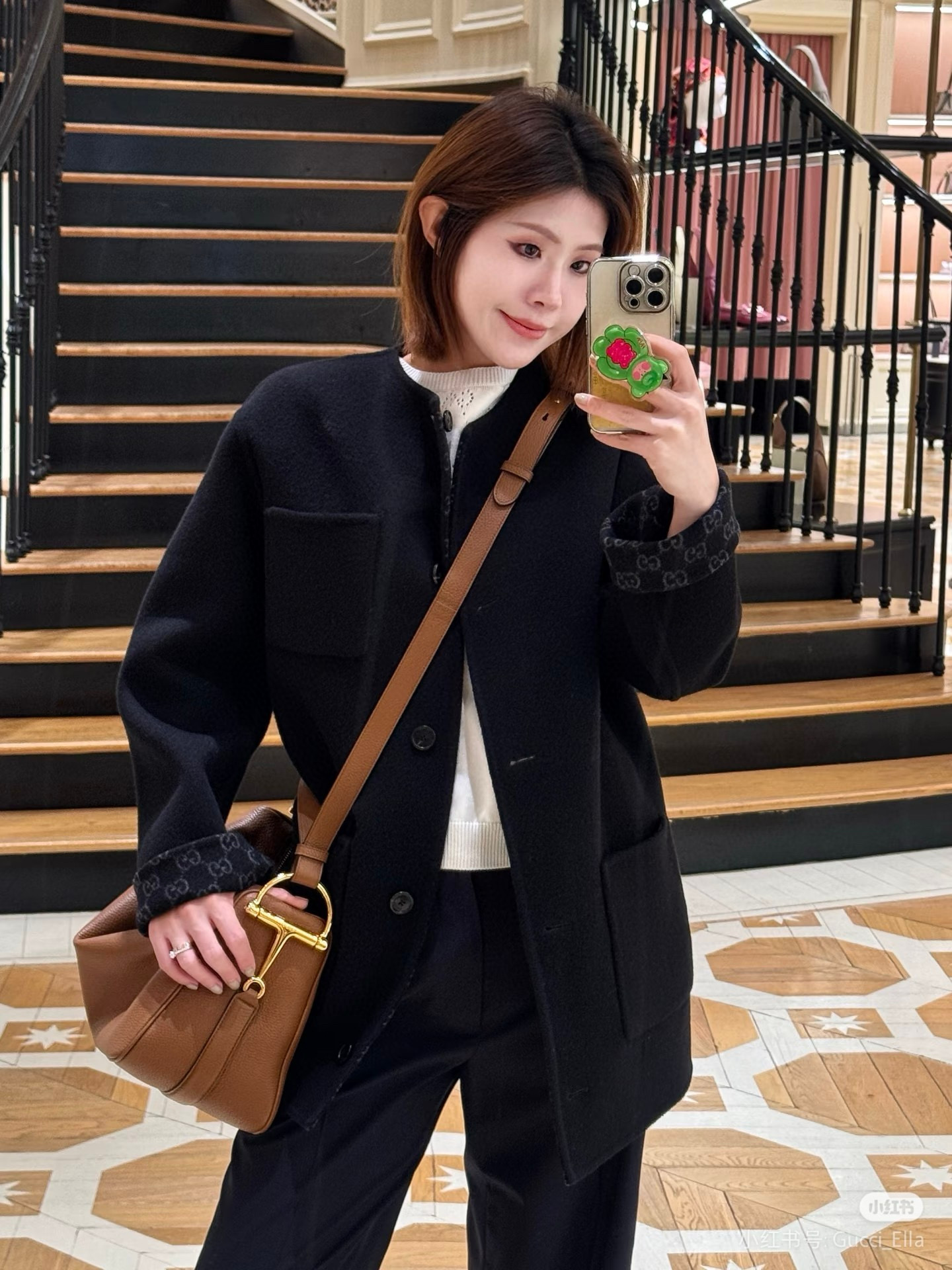 Gucci 구찌 Half Horsebit 대형 숄더백 5