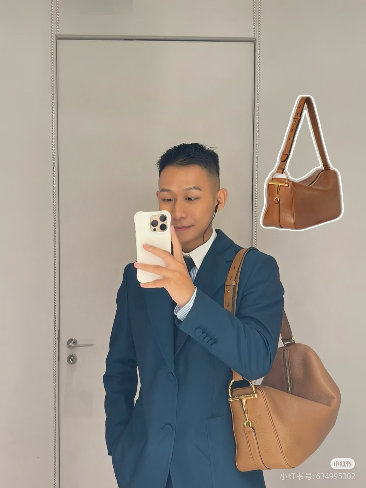 Gucci 구찌 Half Horsebit 대형 숄더백 6