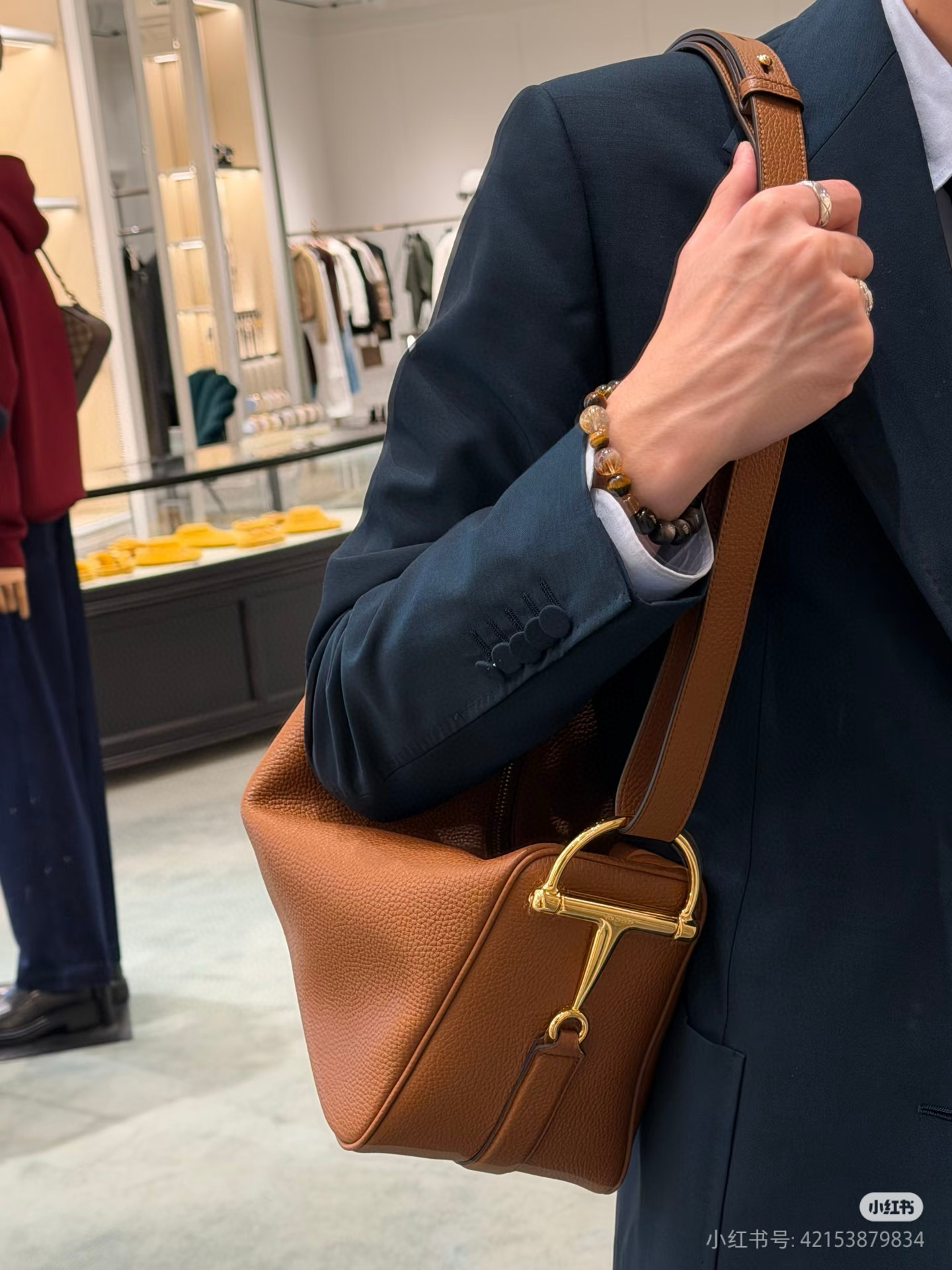 Gucci 구찌 Half Horsebit 대형 숄더백 8