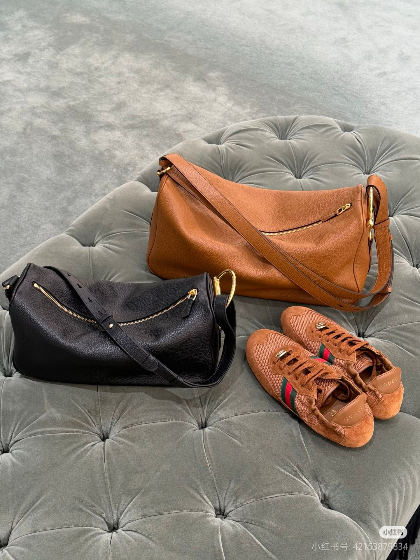 Gucci 구찌 Half Horsebit 대형 숄더백 9