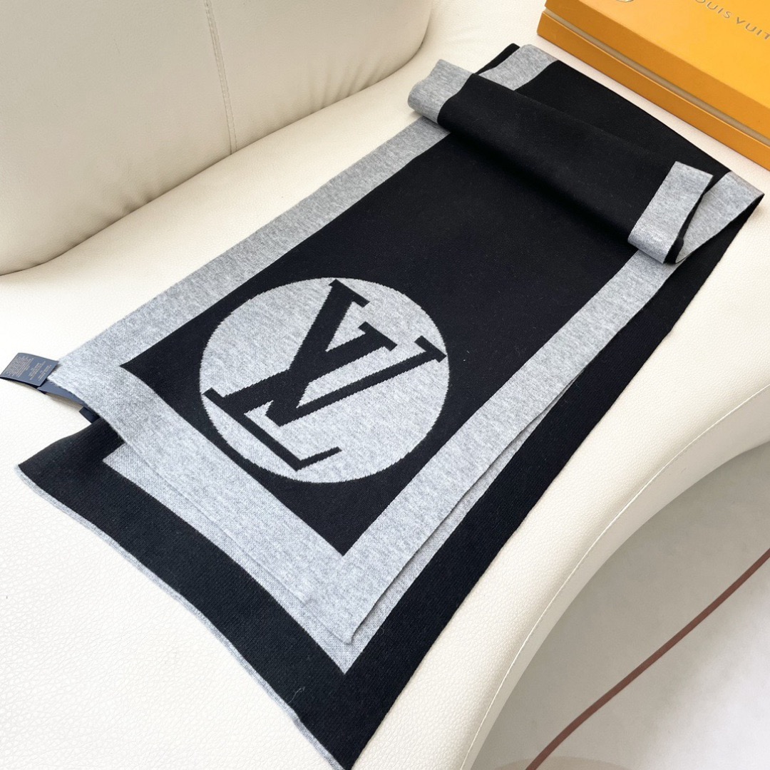 Louis Vuitton 루이비통 모노그램 양면 머플러 6